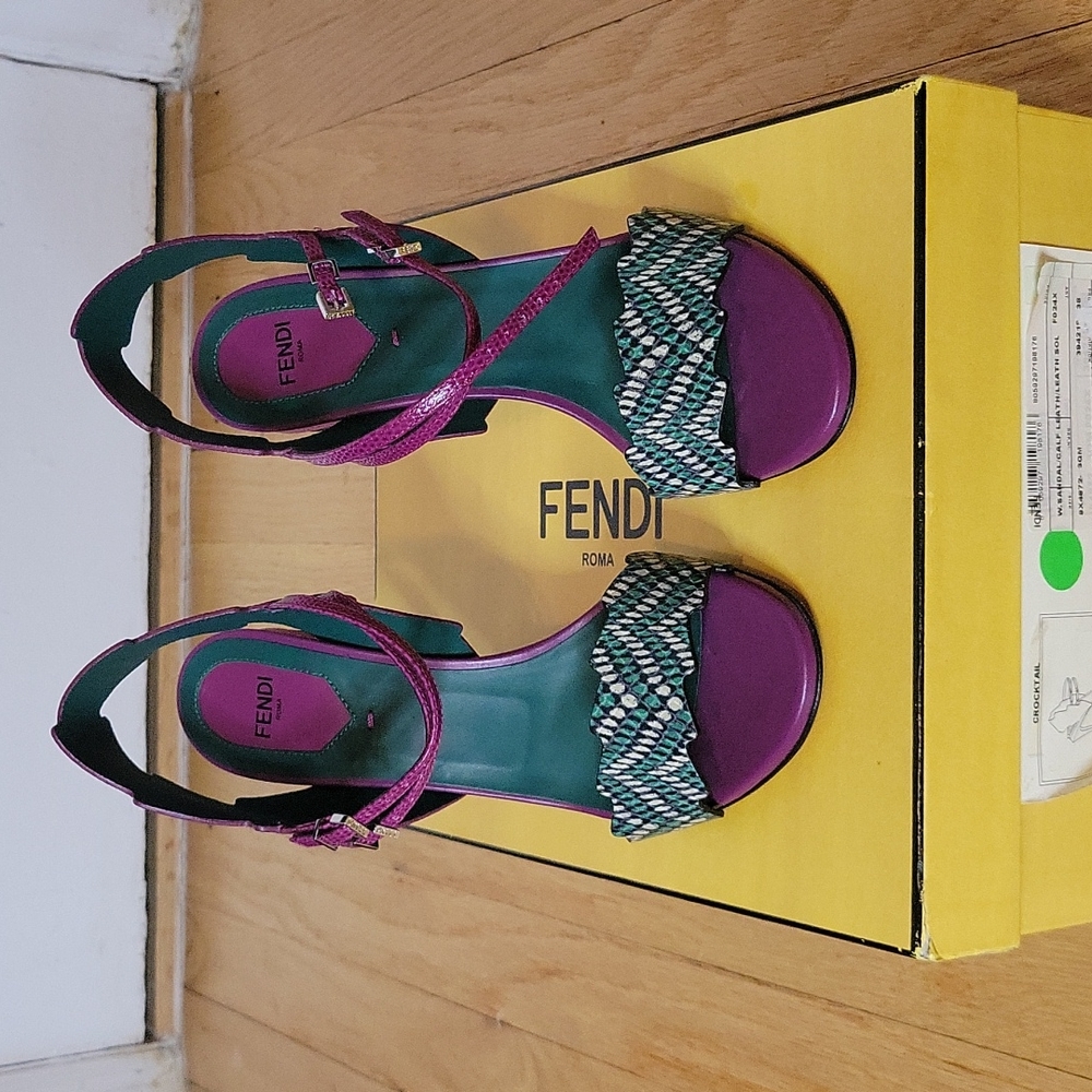 Fendi Sandals Size 8/38. New In Box